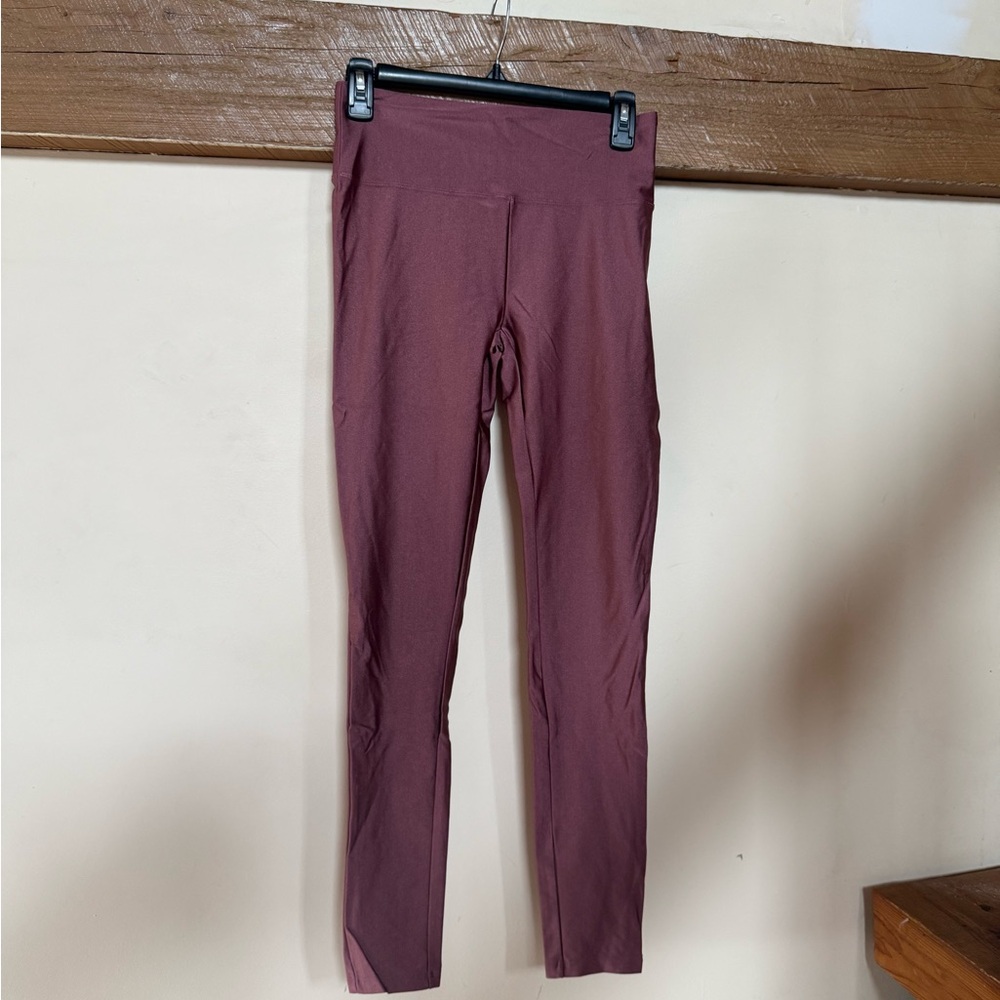 Forever 21 Satin-Look Plum Leggings